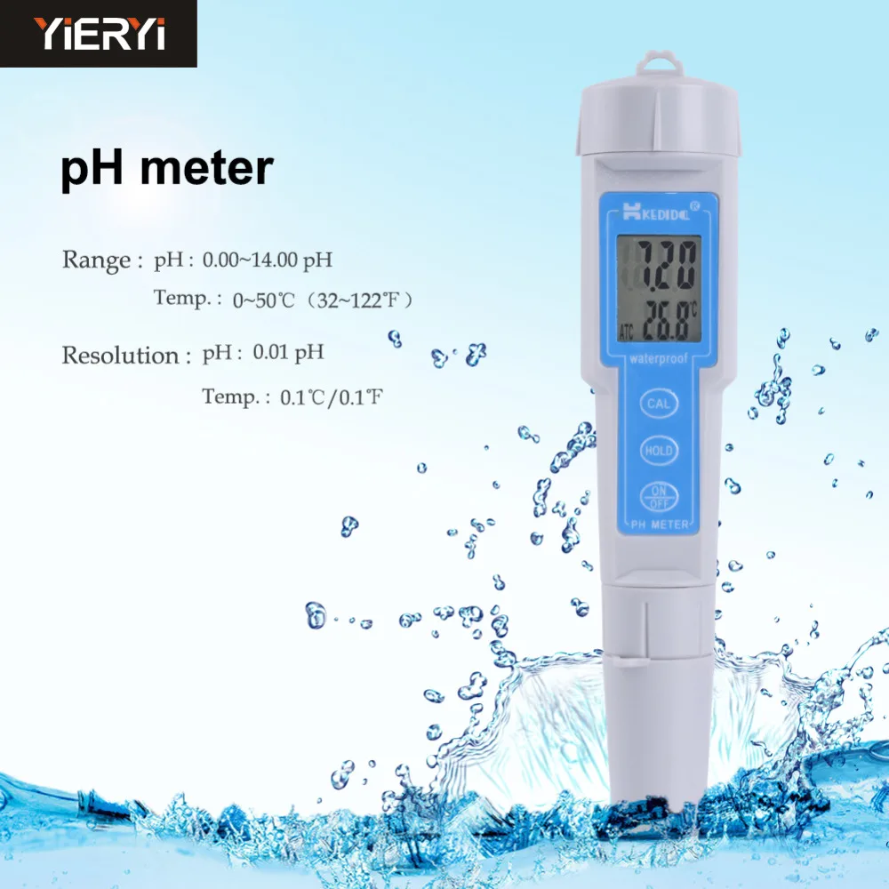 High-precision Pen Type Digital Portable PH Meter CT-6023 Pen Ph Value Tester Water PH Meter PH Test Pen High-precision Pen Type Digital Portable PH Meter CT-6023 Pen Ph Value Tester Water PH Meter PH Test Pen