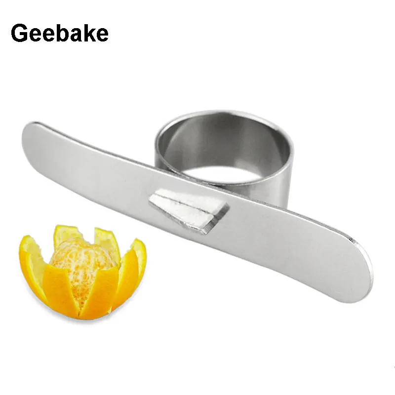

Geebake Kitchen Practical Convenient Gadget Stainless Steel Orange Opening Device Useful Fruit Opener