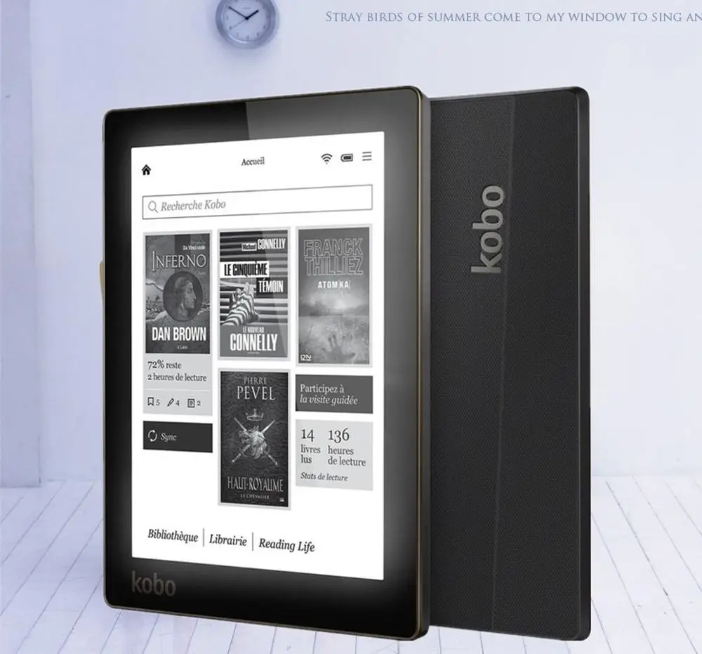Nice ebook Kobo Aura электронная книга читатель e ink читалка 6 дюймов 4 ГБ 1024x758 N514 WiFi