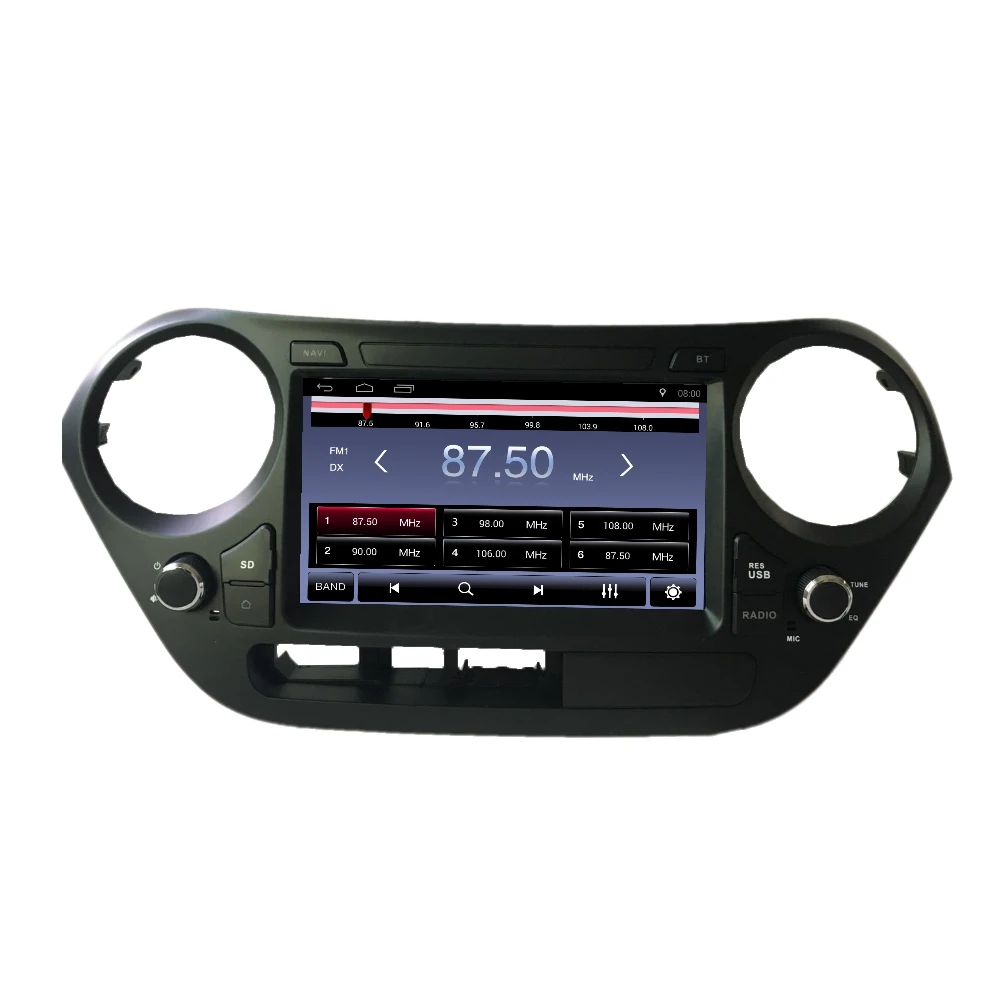 Bosstar Android 6.0 system touch screen car stereo for Hyundai I10 car
