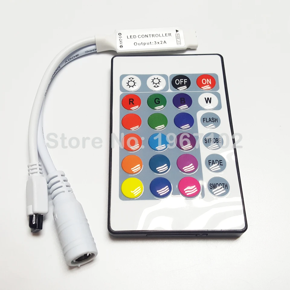 Купить 12В мини 24key пульт для RGB контроллер IC диктант пульт ...