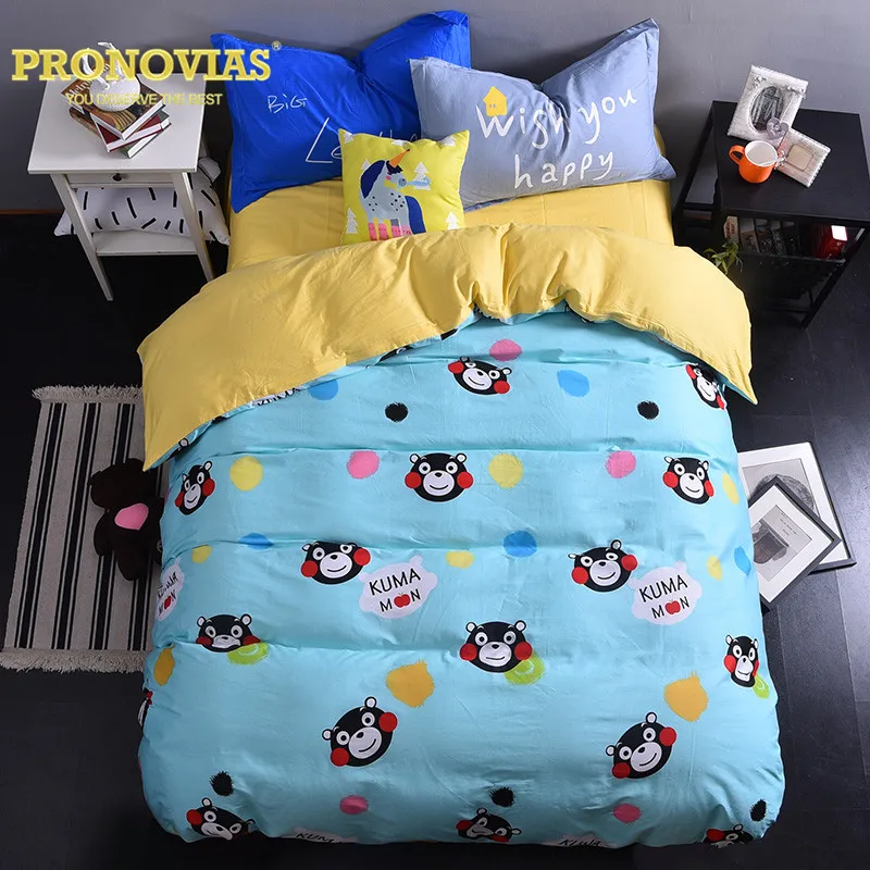 monkey head modern cotton bedding set king queen size doona/duvet cover