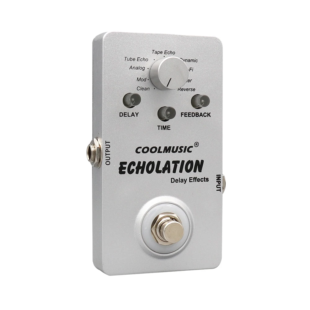 Coolmusic Digital Echolation Delay Guitar Pedal with 9 effects Coolmusic Digital Echolation Delay Guitar Pedal with 9 effects
