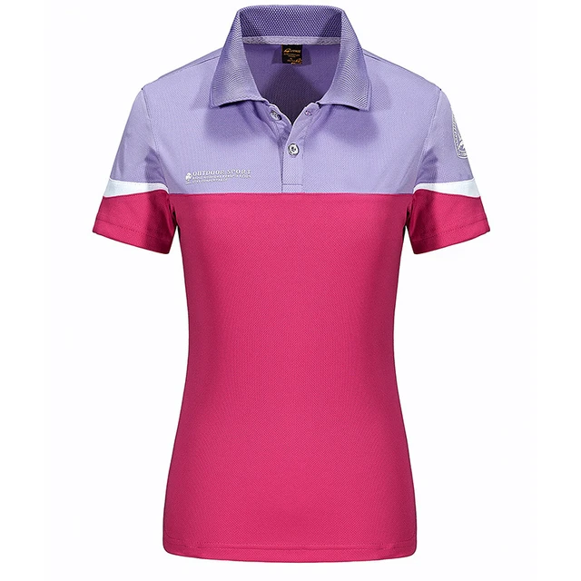 Fashion Woman Short Sleeve Polos Mujer Summer Outdoors Fitness Lapel Polo Shirt Women Breathable Quick Dry Casual Camisetas 1