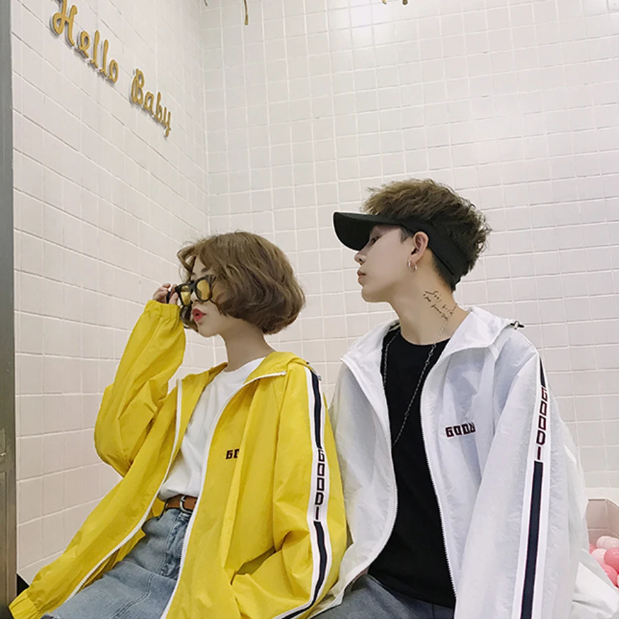 White Summer Spring Coat Men Jacket Hip Hop Streetwear Japanese Jackets Men Tracksuit College Casual Chaqueta Hombre 50J0168 White Summer Spring Coat Men Jacket Hip Hop Streetwear Japanese Jackets Men Tracksuit College Casual Chaqueta Hombre 50J0168