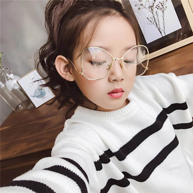 Детские оптические очки с круглой оправой в металлической оправе|frames eyewear|eyewear