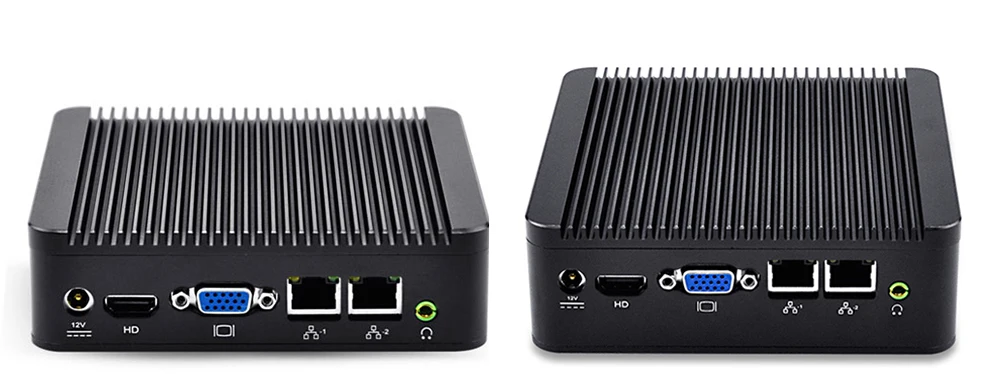 Новый тонкий клиент Pfsense J1800 Linux 2 Ethernet Lan Barebone Системы настольный компьютер Ubuntu12V мини-ПК промышленного X86 Win10 сервер