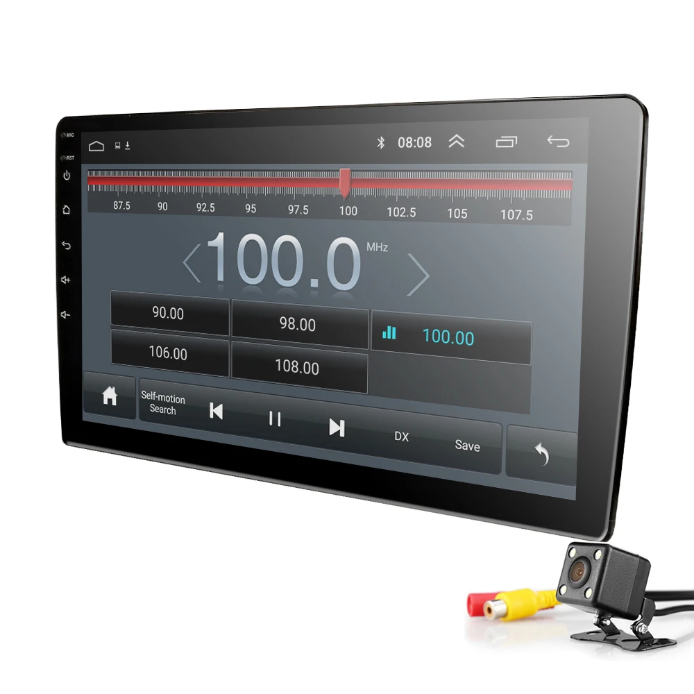 

2019 Android 8.1 10.1" Car no dvd Universal player auto radio gps MP5 GPS Navigation 4G WIFI Bluetooth Mirror link Free camera