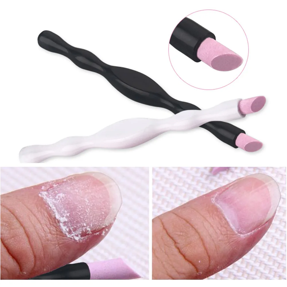 

1pc Nail Art Pusher Nail Quartz Grinding Pen Professional Manicure Tool Spoon Nail Art Pusher Cut Manicure Care Tool