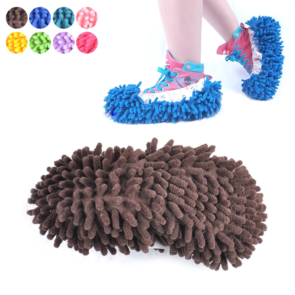 Buy 1 Pair Dust Mop Slipper Lazy House Floor Polishing