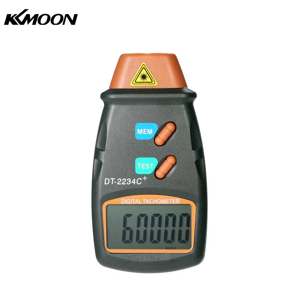 Handheld Digital Photo Tachometer Laser Non Contact Tach Range 2.5RPM