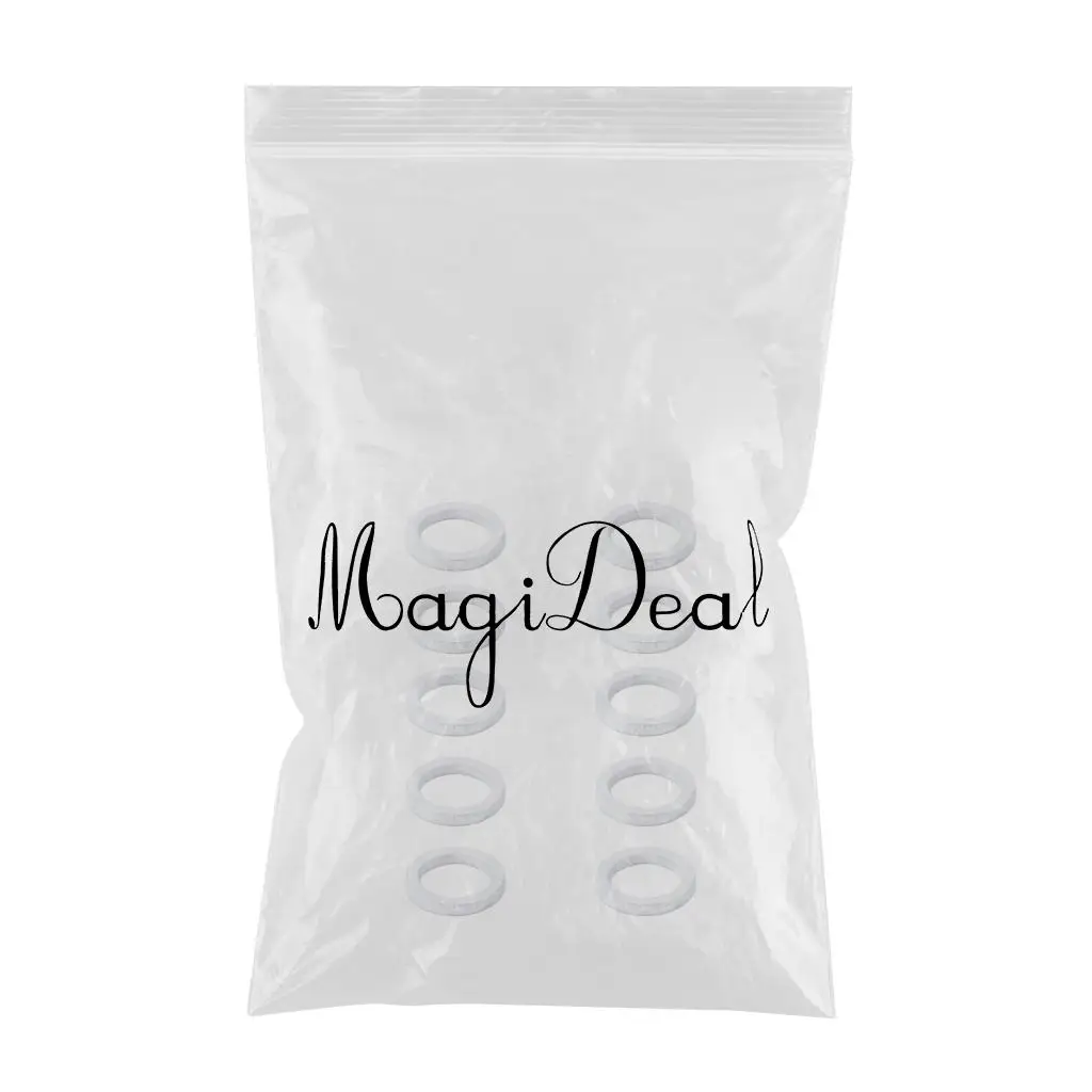 Bag of 10pcs Dual to Single Disc Bike Washer Wrench Bushing Wear Spacer (2mm-12mm) for Bicycle Headset Fixing