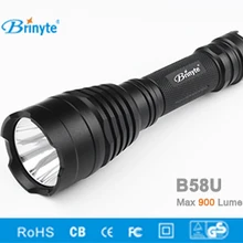 Brinyte B58U светодио дный Охота фонарик Портативный 18650 Батарея красный зеленый синий свет 900lm светодио дный напольный светильник CREE, светодиодный тактический Фонари