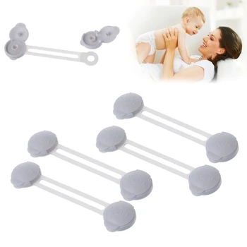 

4Pcs Baby Kids Lock Pig Shape Plastic Cabinet Door Drawers Toilet Safety Lock For Child Kids Baby