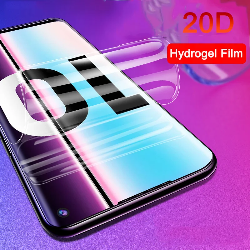 

20D Full Cover Edge Soft Hydrogel Film On The For Samsung Galaxy S8 S9 S10 PLus S10E Screen Protector Film Note 8 9 S8 Not Glass