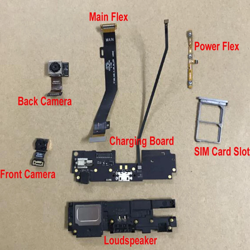 Передняя Задняя камера гибкий кабель питания и громкости кабель для lenovo Vibe Z2 Z2W K920 мини зарядная плата SIM держатель для карт основной гибкий громкоговоритель