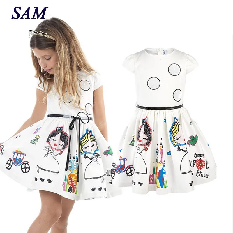 Girls Summer Dress Kids Clothes 2019 Brand Baby Girl Dress...