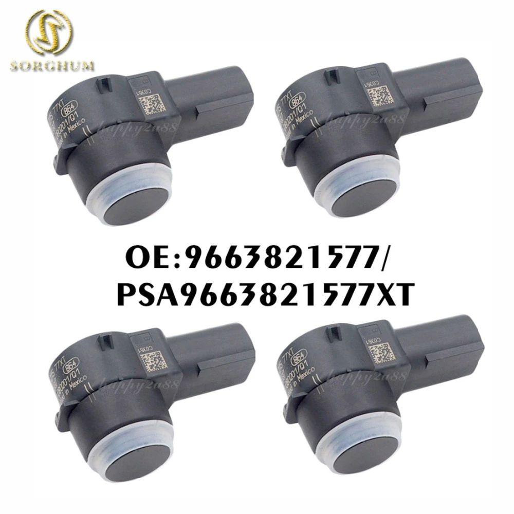 4pcs PDC Parking Sensor for Peugeot 307 308 407 Citroen C4 C5 C6 9663821577XT 4pcs PDC Parking Sensor for Peugeot 307 308 407 Citroen C4 C5 C6 9663821577XT