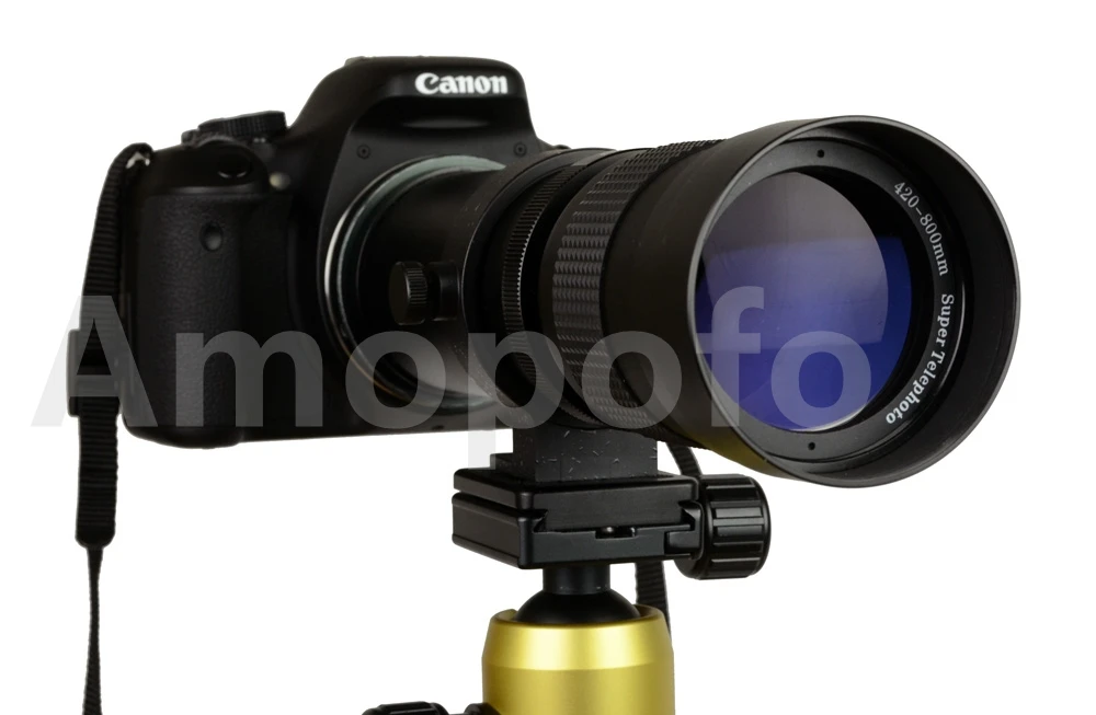 

Amopofo 420-800mm F/8.3~16 Super Telephoto Zoom Lens For Nikon D750 D810 D4S D3300 Df D5300 D610 Camera