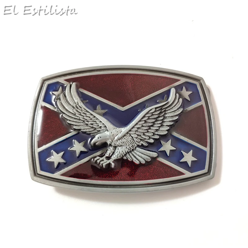 

Classic Mens Fashion Buckles Star National Flag Eagle Metal Buckles Eternal Cowboy Belt Buckles Men Cool Jeans Accessories 4cm