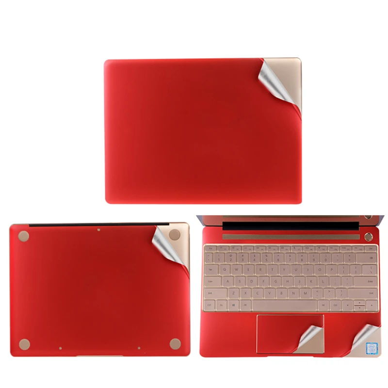 Новая наклейка для ноутбука huawei MateBook X Pro 13,9X13,3 черная наклейка для ноутбука из углеродного волокна чехол для ноутбука Matebook E 12 D 15,6 - Цвет: Red 1