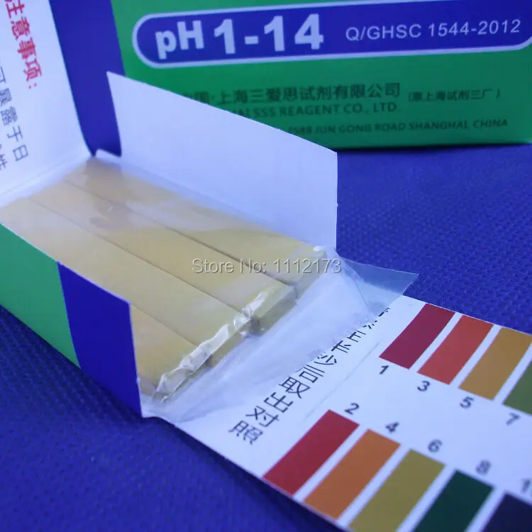 

(20 pieces/lot) 80 Strips Full PH Meter PH Controller 1-14st Indicator Litmus Paper Water Soilsting Kit pH test strips