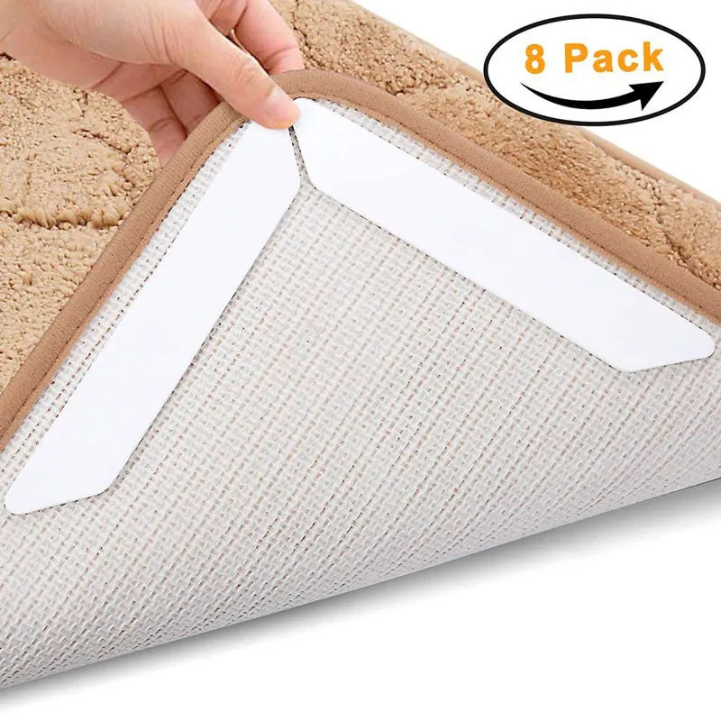 Buy 8Pcs Anti slip Carpet Grippers Reusable Bathroom