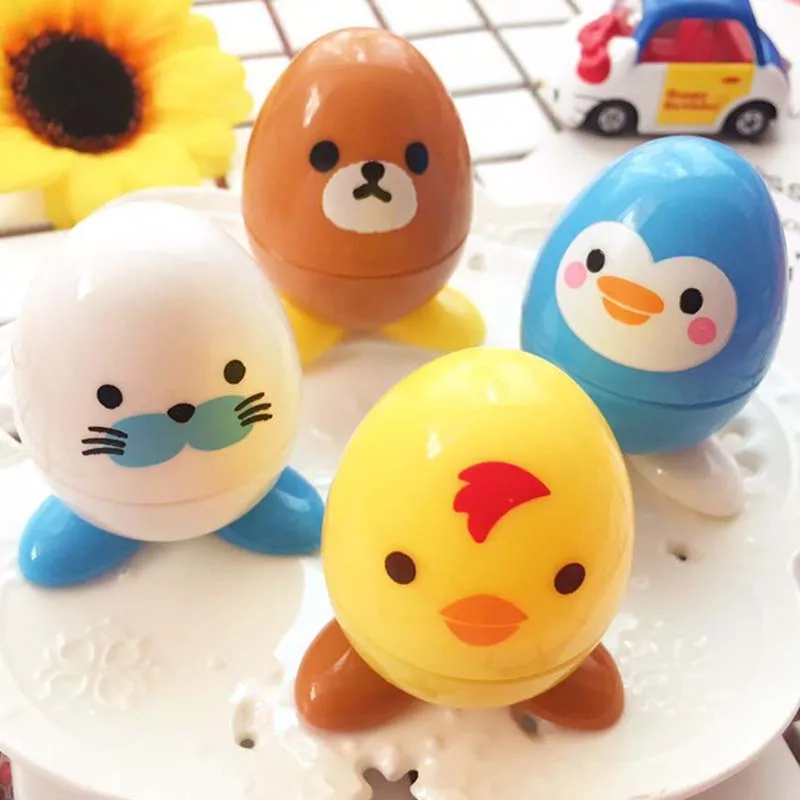New-cartoon-Circular-random-color-cute-little-animal-watermelon-taro-egg-shaped-seal-children-teachers-encourage