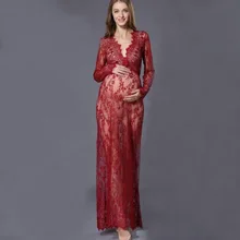 Tonlinker Fancy shooting photo summer pregnant dress maxi Maternity gown Lace Maternity Dress maternity photography props Plus Tonlinker Fancy shooting photo summer pregnant dress maxi Maternity gown Lace Maternity Dress maternity photography props Plus