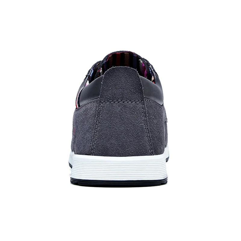 SUROM 2018 Men's Leather Casual Shoes Suede Moccasins Men Loafers Luxury Brand Lace up Male Boat Shoes Sneakers flat Krasovki SUROM 2018 Men's Leather Casual Shoes Suede Moccasins Men Loafers Luxury Brand Lace up Male Boat Shoes Sneakers flat Krasovki
