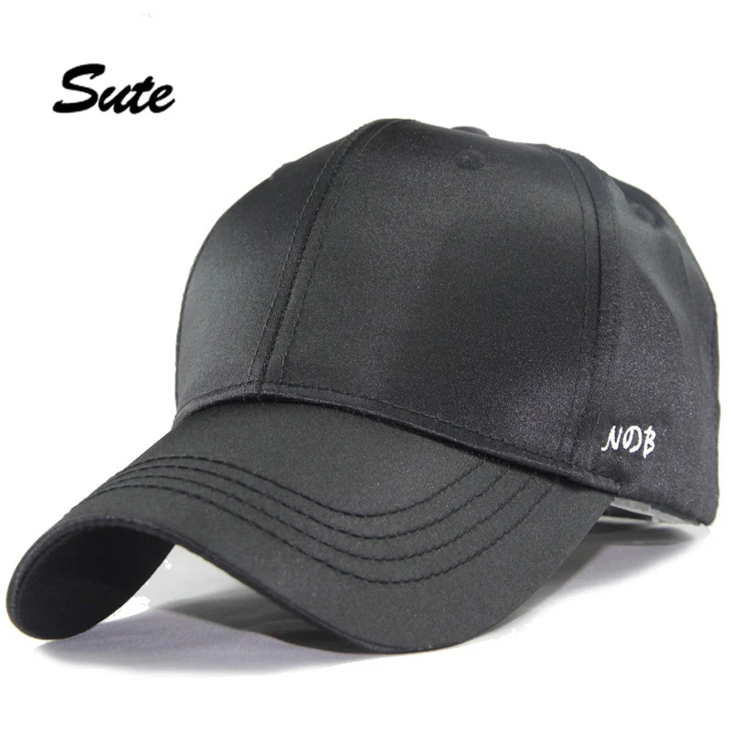 SUTE Brand Silk Baseball Cap Embroidery Caps Snapback Hats For Women 