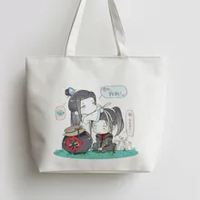 Grandmaster of Demonic Cultivation основатель Diabolism аниме Холщовая Сумка для покупок сумки книга мультфильм подарок AN073