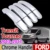 Ford Transit Tourneo MK4 Chrome Cubierta de La Manija de Corte Establecido para 4Dr 2013 2014 2015 2016 2017 Accesorios Del Coche Pegatinas Coche Que Labra