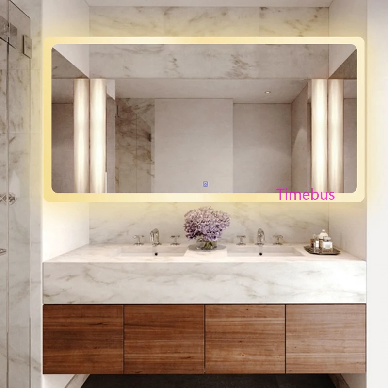 Настенный светодиодный Ванная комната Зеркало бра умный противотуманные Туалет зеркало лампа примерочную Ванная комната зеркало настенный светильник светильник ванную бронза туалетный комод зеркало подсветка