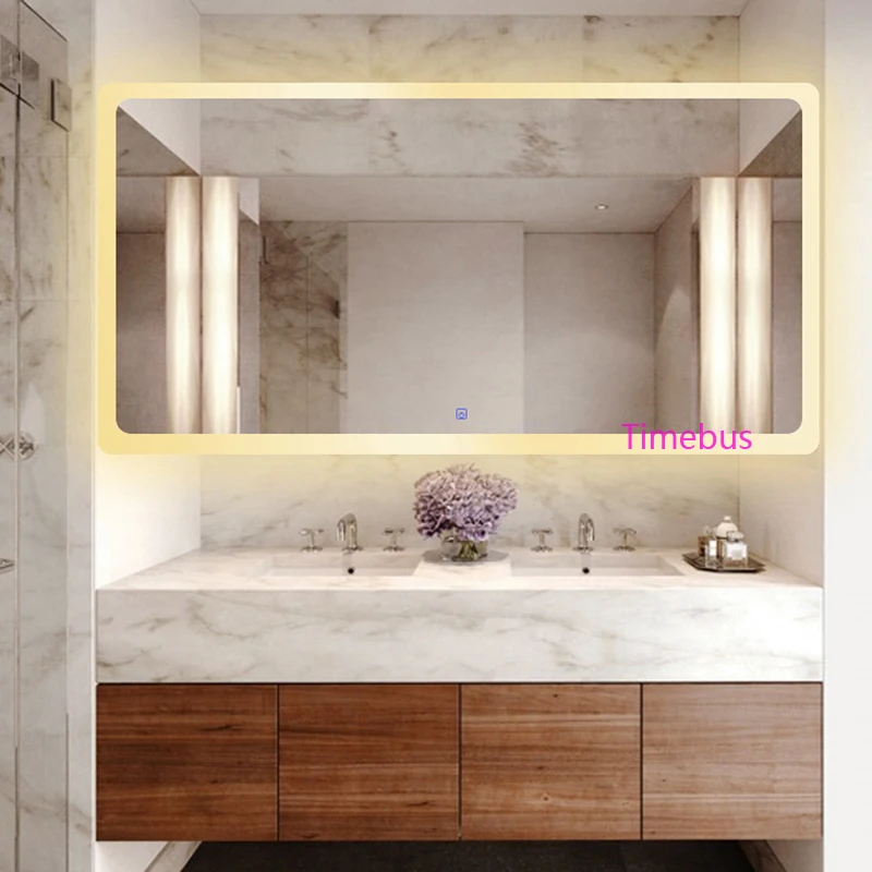  Wall Hanging led Bathroom Mirror Wall Lamp Intelligent AntiFog Toilet Mirror Lamp Fitting Room Bath - 32917461688