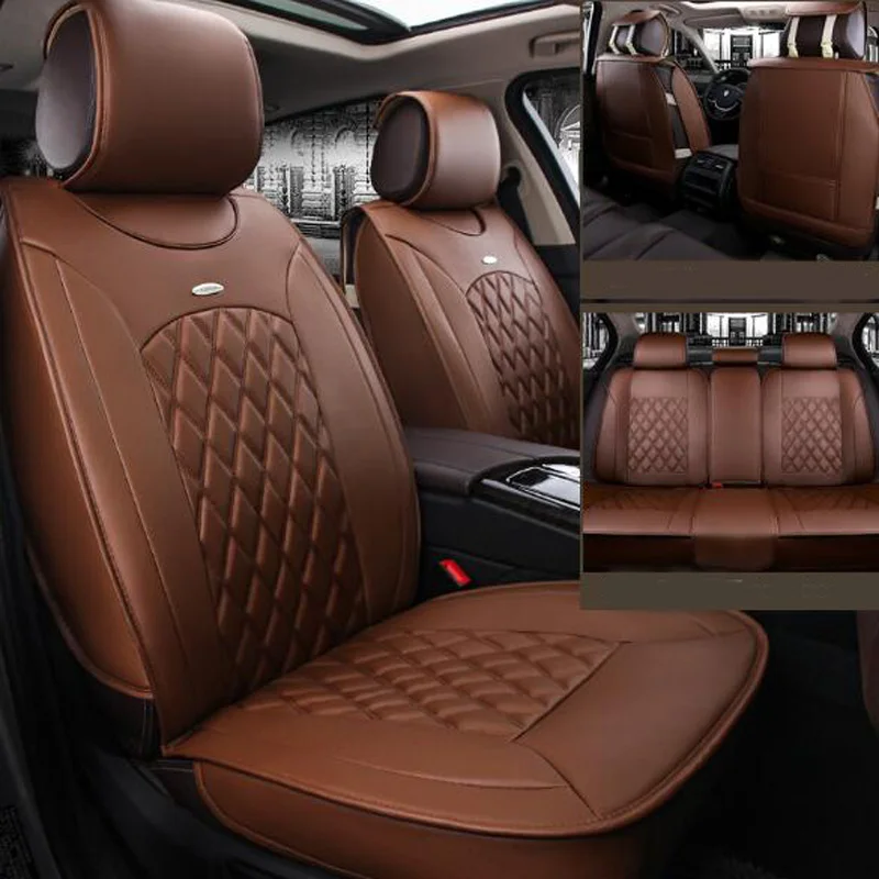 Новый чехол из искусственной кожи для автомобильных сидений Honda accord 7 8 9 civic CRV