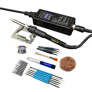 

SAIKE 9936 Portable Electricity Soldering Iron Constant Adjustable Temperature Smart Microcomputer Welding Tools Household Set