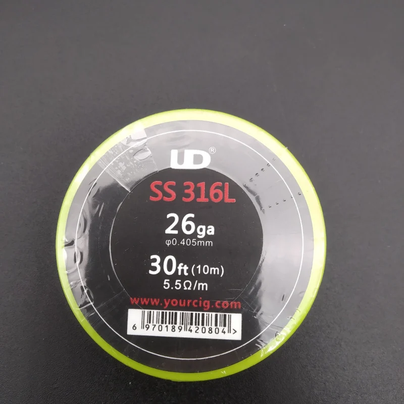 Youde UD нержавеющая сталь SS316L провод с 28ga 26ga 24ga (10 м/рулон) vape|Аксессуары| |