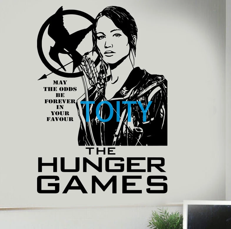 Hunger Games Wall Sticker Katniss Vinyl Decal The MockingJay Poster
