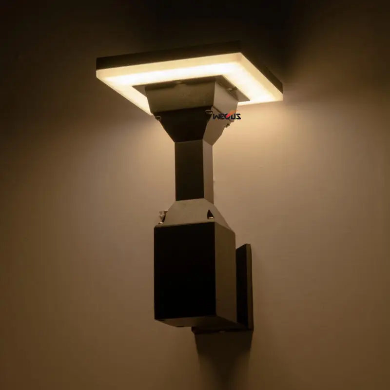 Patented mold design, die-cast aluminum, Modern Waterproof (real IP55) LED Wall Light Outdoor Wall Lamp AC 85-265V 12W