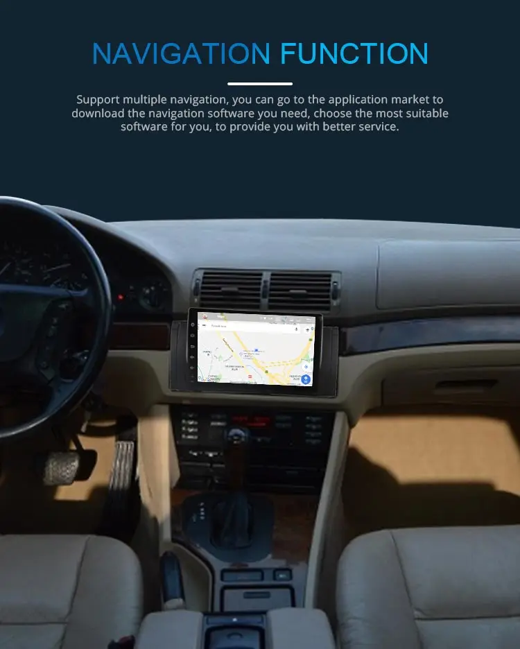 Flash Deal JDASTON 1Din 9 Inch Android 9.0 Car Multimedia Player For BMW M5 E39 X5 E53 4G+32G WIFI Radio GPS Audio Steering Wheel Octa Core 3