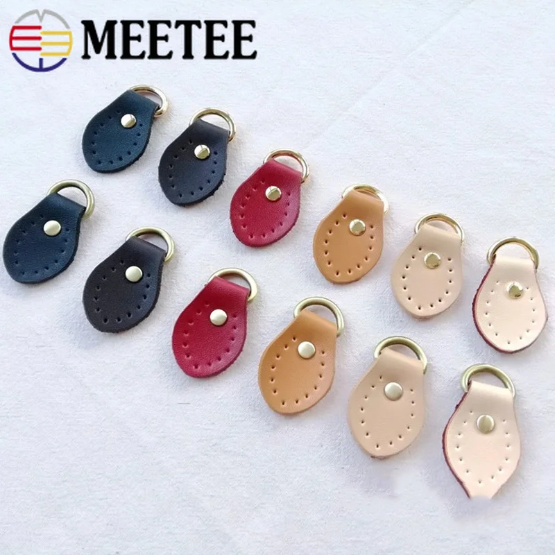Meetee 10 шт. 45*25/68*35 мм толстая натуральная кожа пряжка для сумки сделай сам ручная
