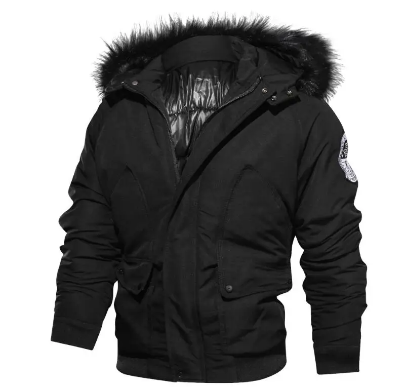 Мужские парки зимние бомберы мужские куртки и пальто с капюшоном теплые толстые армейские военные Повседневная брендовая одежда