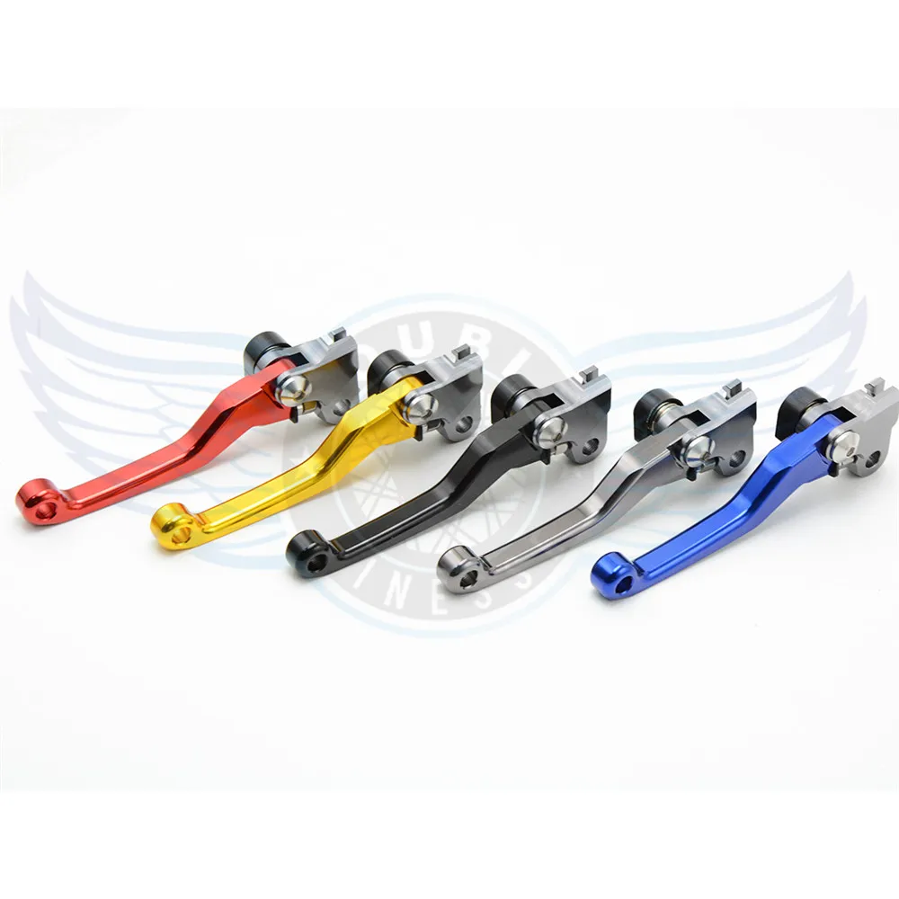

Motorcycle Accessories One Pair Top Quality CNC Pivot Brake Clutch Levers Black For Honda CRF450R 2007 2008 2009 2010 2011 2012