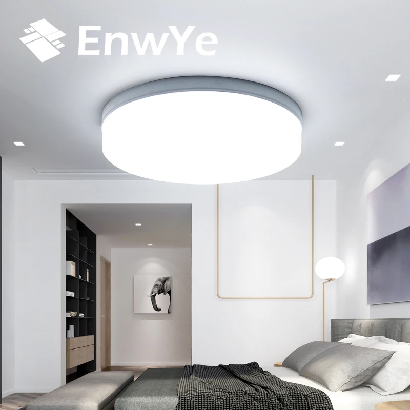 

EnwYe Square / Circular ceiling light AC 85-265V led lamp 18W 24W 36W 48W LED Panel Light Surface Mounted LED lamps and lanterns