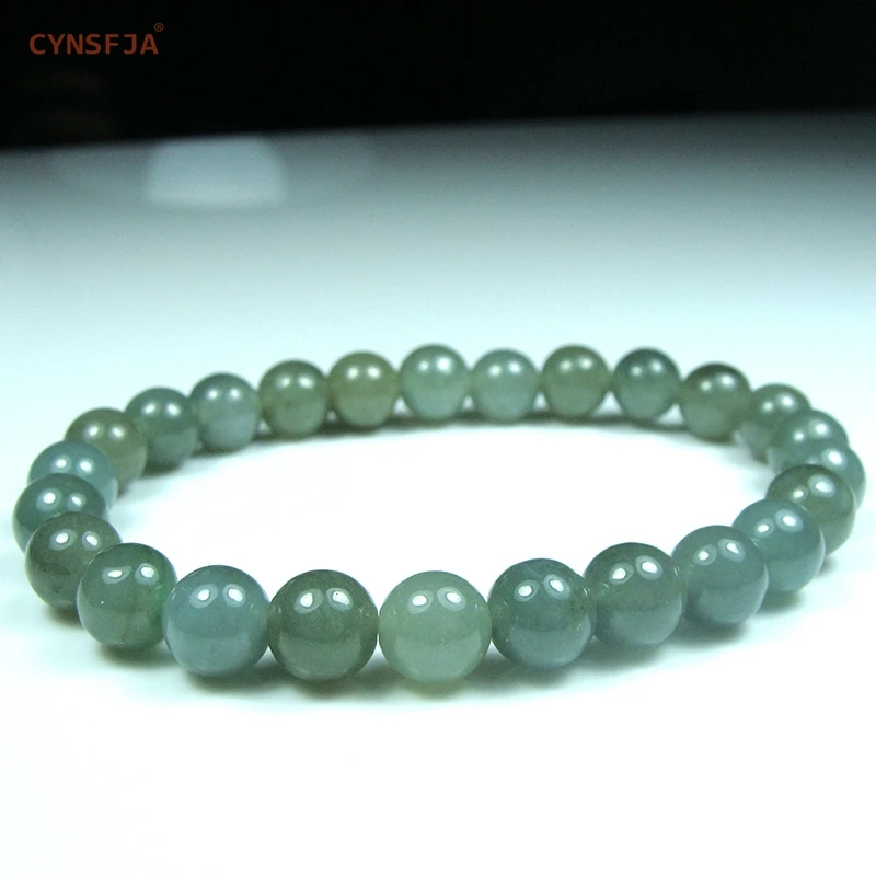 

Myanmar Emerald Jade Bracelets Bangles Charm Bracelet Beads Certified Natural A Grade Burmese Jadeite Green High Quality Gifts