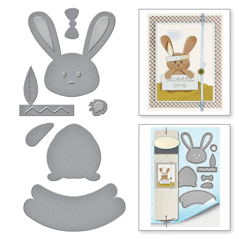 

InLoveArts Rabbit Dies Animal Dies Metal Cuttg Dies for Scrapbookg 2019 New Cuttg Dies DIY Album Card Makg Decor Paper Craft