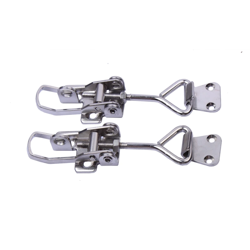 

X2 SMALL OVERCENTRE LATCH TOGGLE FASTENER LOCK ZINC PLATED TRAILER TRUCK UTE