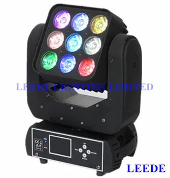 

Hot Selling !!! 4pcs/lot 9X10W 4 IN 1 RGBW led moving head washer light led stage dmx DJ lighting