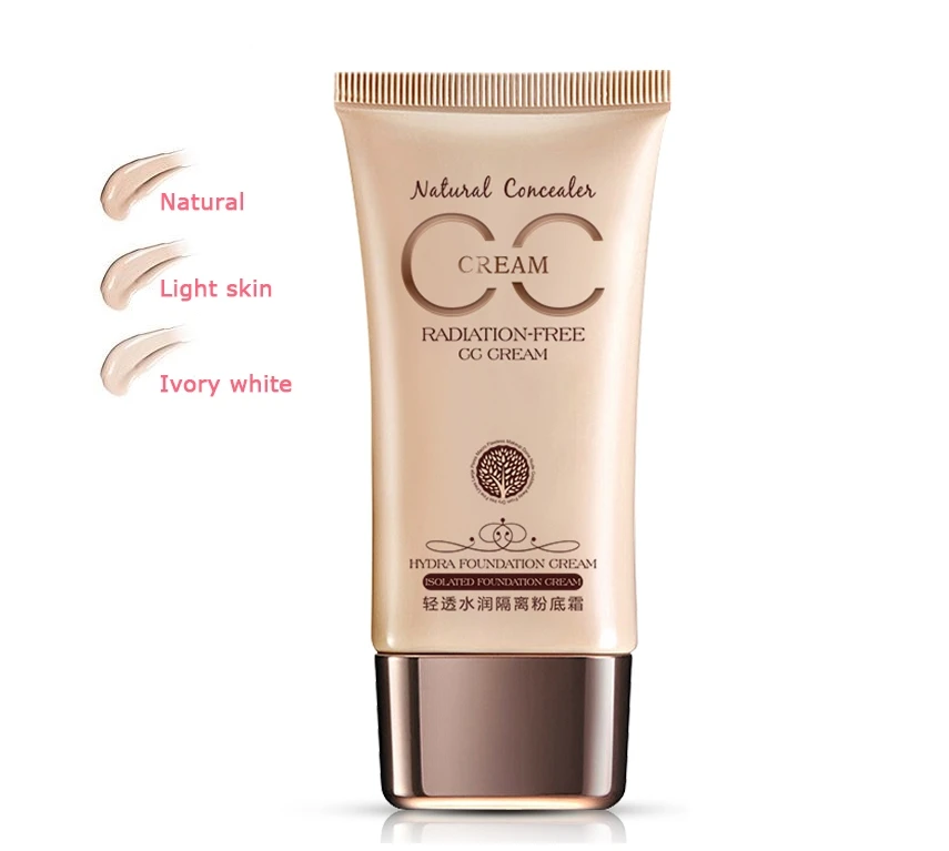 

3 PCS/LOT Concealer Cream, Moisturizer CC Cream Brighten Cover Firm skin Foundation base Face Makeup Cream,Cosmetic Cream